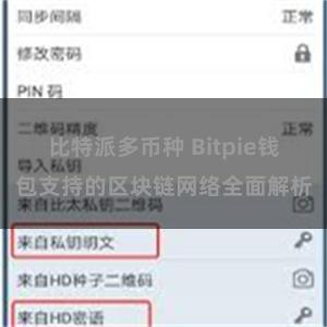比特派多币种 Bitpie钱包支持的区块链网络全面解析