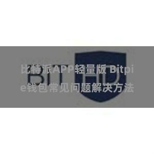 比特派APP轻量版 Bitpie钱包常见问题解决方法