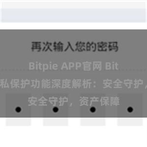 Bitpie APP官网 Bitpie钱包隐私保护功能深度解析：安全守护，资产保障