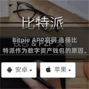 Bitpie APP官网 选择比特派作为数字资产钱包的原因。