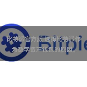 比特派官方版 选择比特派作为数字资产钱包的原因。