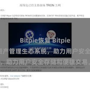Bitpie恢复 Bitpie钱包：打造数字资产管理生态系统