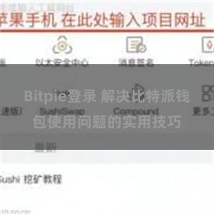 Bitpie登录 解决比特派钱包使用问题的实用技巧