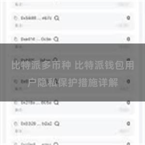 比特派多币种 比特派钱包用户隐私保护措施详解