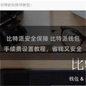 比特派安全保障 比特派钱包手续费设置教程，省钱又安全