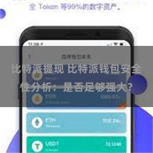 比特派提现 比特派钱包安全性分析：是否足够强大？