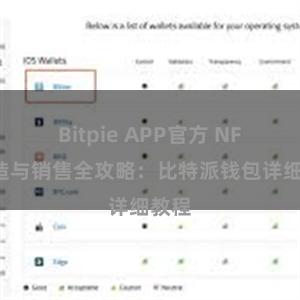 Bitpie APP官方 NFT铸造与销售全攻略：比特派钱包详细教程