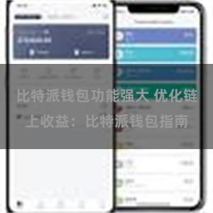 比特派钱包功能强大 优化链上收益：比特派钱包指南