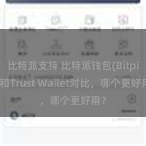 比特派支持 比特派钱包(Bitpie)和Trust Wallet对比，哪个更好用？