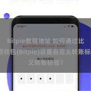 Bitpie教程地址 如何通过比特派钱包(Bitpie)设置自定义转账标签？