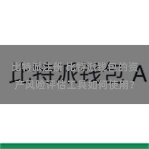 比特派注册 比特派钱包的资产风险评估工具如何使用？