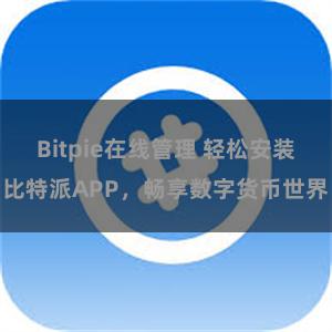 Bitpie在线管理 轻松安装比特派APP，畅享数字货币世界