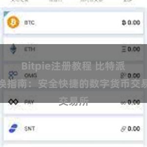 Bitpie注册教程 比特派兑换指南：安全快捷的数字货币交易所