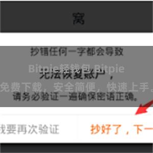 Bitpie轻钱包 Bitpie免费下载，安全简便，快速上手。