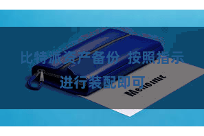 比特派资产备份 按照指示进行装配即可